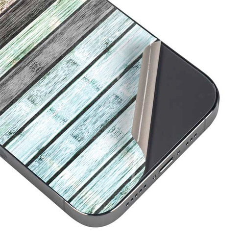 Wooden Stripes iPhone 16e Skin